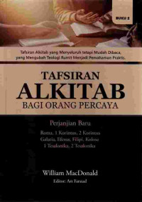 Image of Tafsiran Alkitab bagi Orang Percaya, Perjanjian Baru - Buku 2